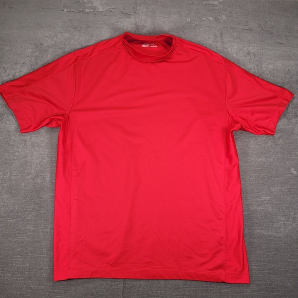 Nike Golf Fit DRY T-Shirt Mock Neck Athletic Training Gym Red XL - Picture 1 of 14